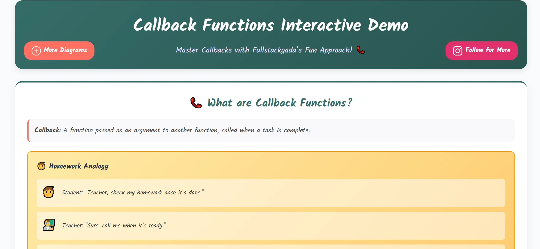 Callback Demo