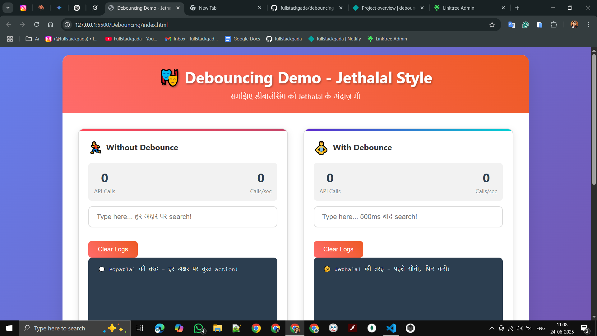 Debouncing Demo