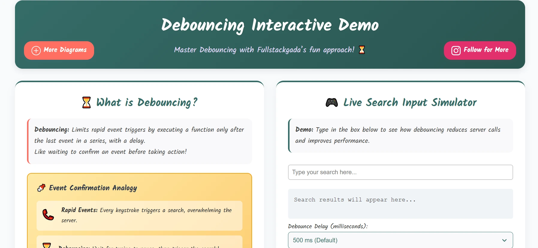 debouncing Demo