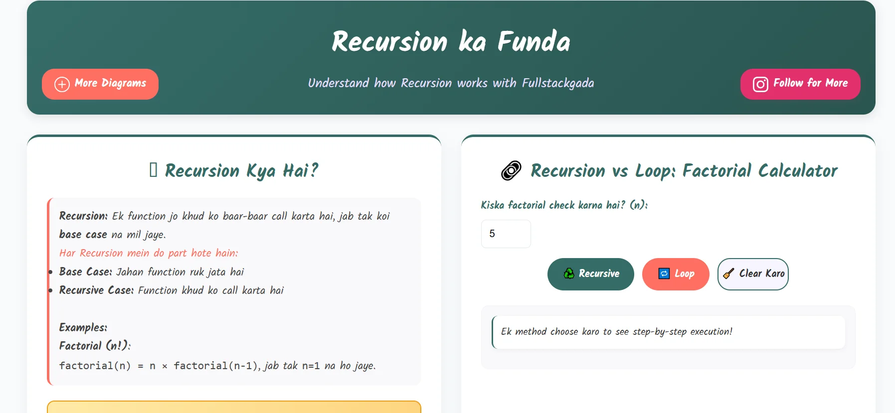 Recursion Demo