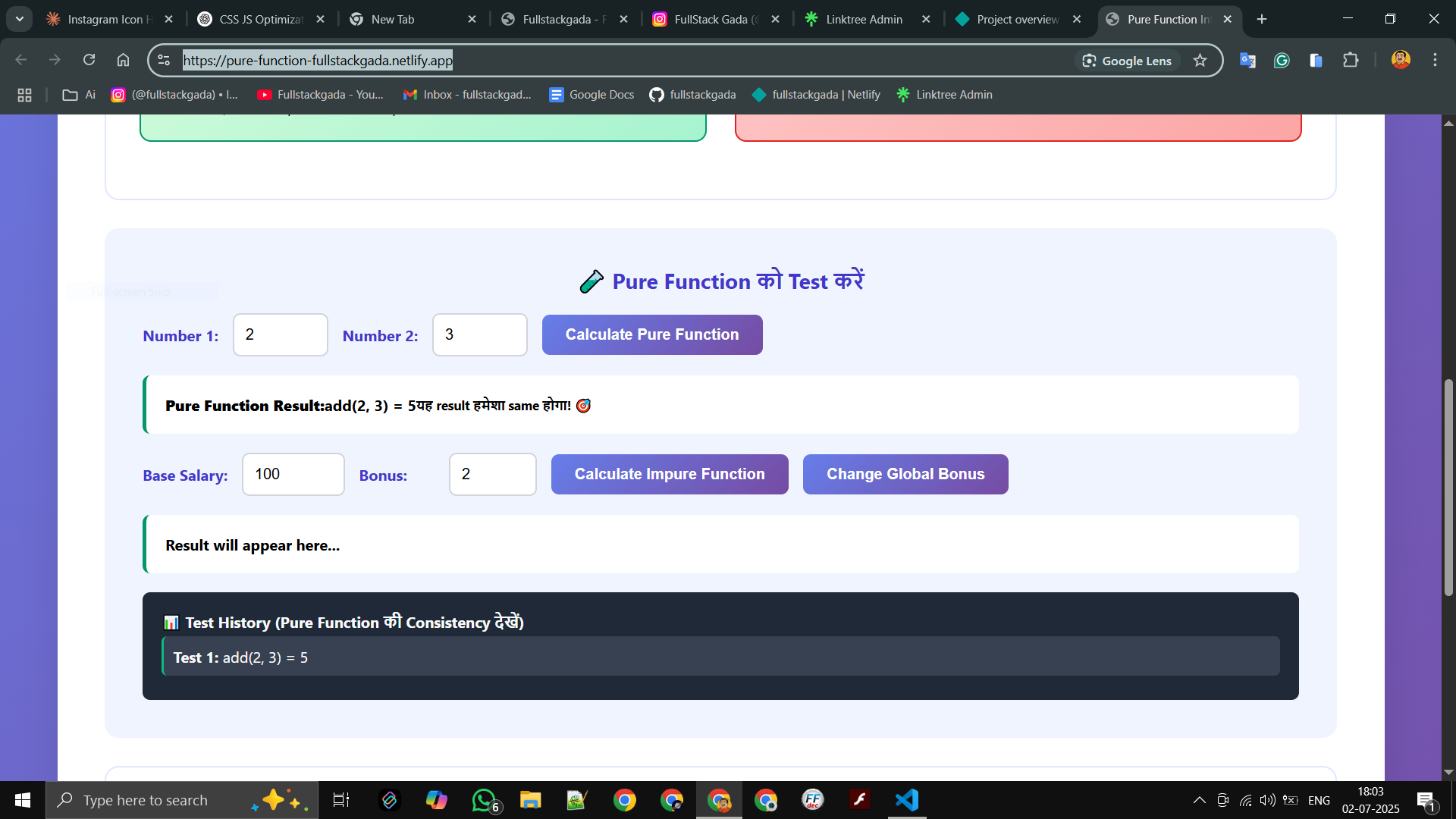 Puar Function Demo
